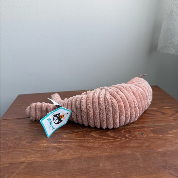 Retired Jellycat Rare Sheldon Shrimp Stuffed Animal Plushie NWT - Picture 6 of 14